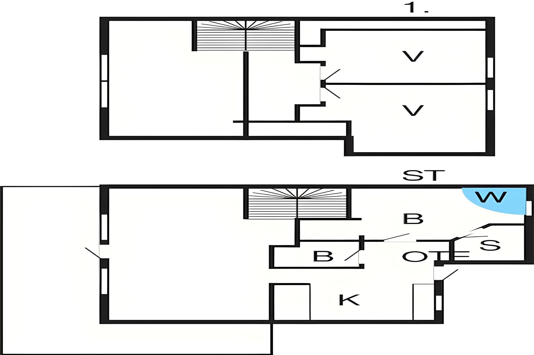 บ้านพักตากอากาศสำหรับ 1 ท่านใน  ริงโคบิง-บาย ทราวม์