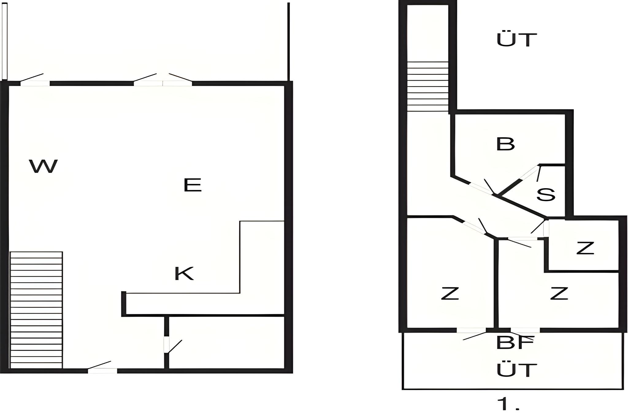บ้านพักตากอากาศสำหรับ 1 ท่านใน  ริงโคบิง-บาย ทราวม์