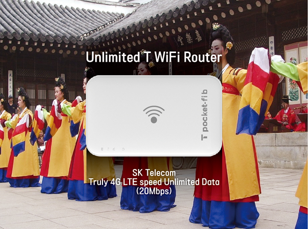 South Korea Telecom Unlimited Data Pocket WiFi