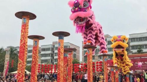 Kung Fu Lion Dance Culture Ceramics Furniture Market Private Tour