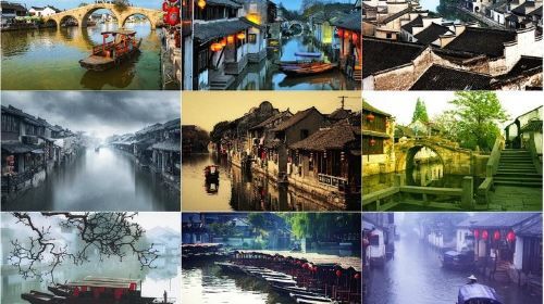 ทัวร์หมู่บ้านน้ำ จูเจียเจียว โจวจวง ซีถัง ถงหลี่ ฯลฯ พร้อมคนขับรถชาวอังกฤษ