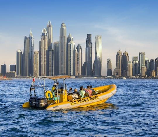 99-minute premium boat tour of Dubai Marina, Palm Jumeirah, Atlantis and Burj Al Arab