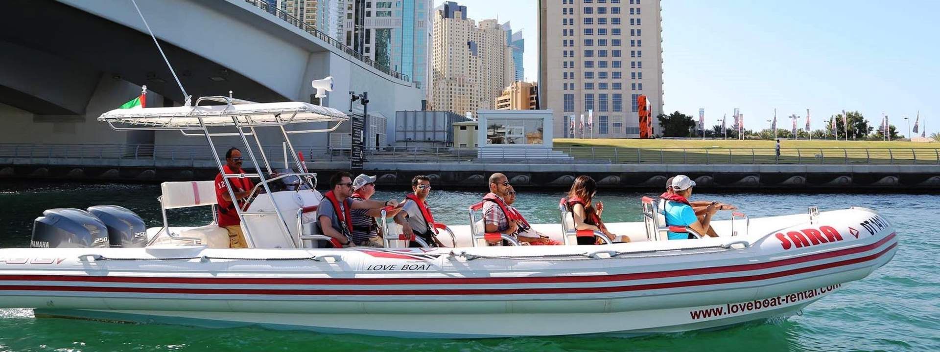 Dubai Marina Boat Ride and Desert Safari From Sharjah