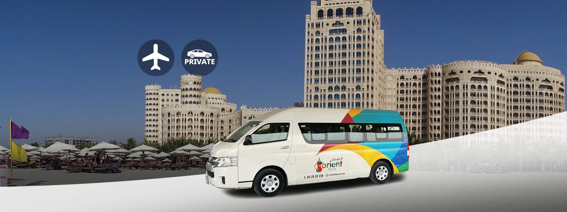 Private Ras Al Khaimah Airport (RKT) Transfers for Ras Al Khaimah