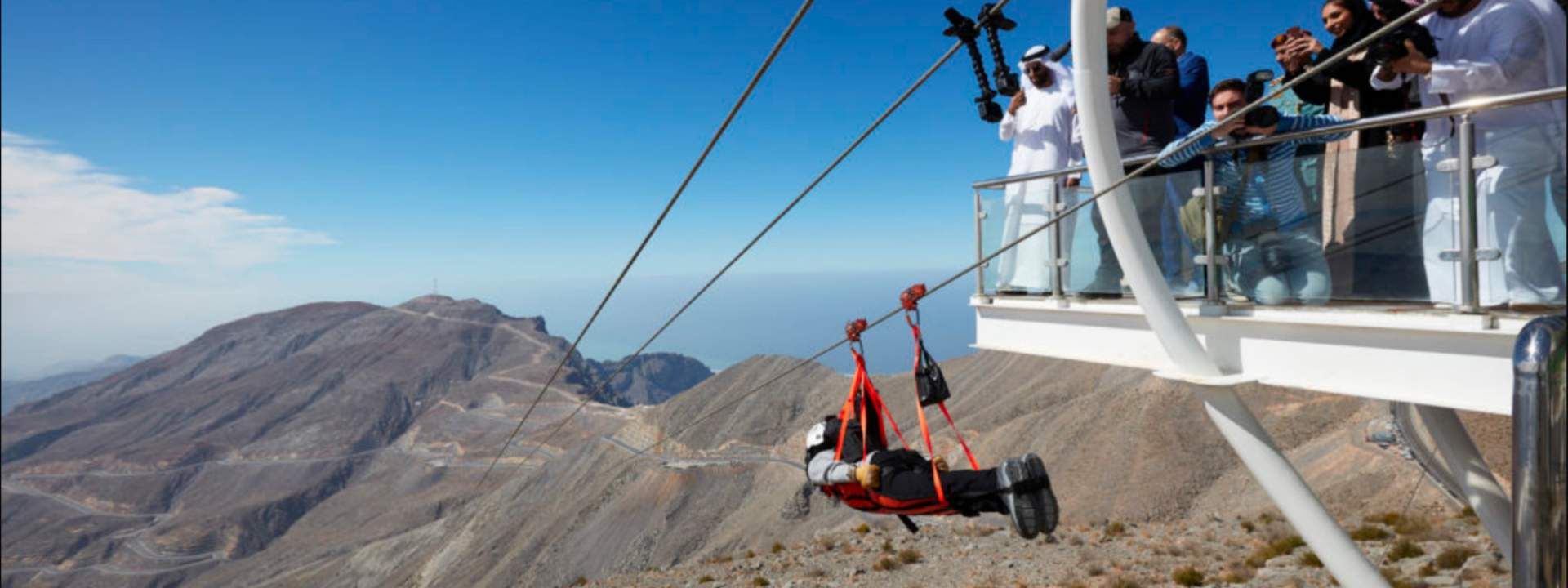 Ras Al Khaimah Zipline Adventure from Dubai