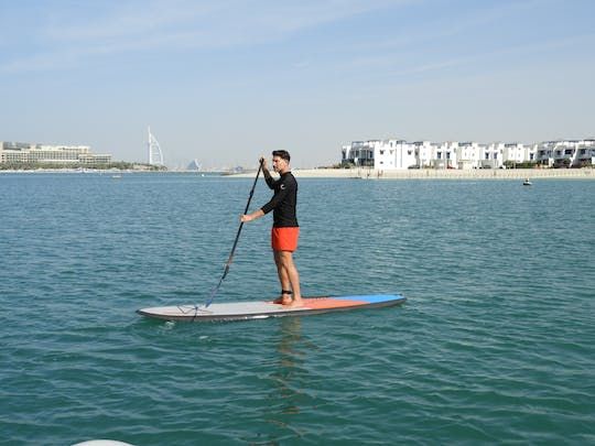 Stand up paddle boarding rental at  the Palm Jumeirah