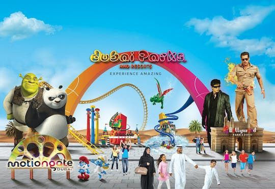 Tickets to Dubai Parks and Resorts with transfer