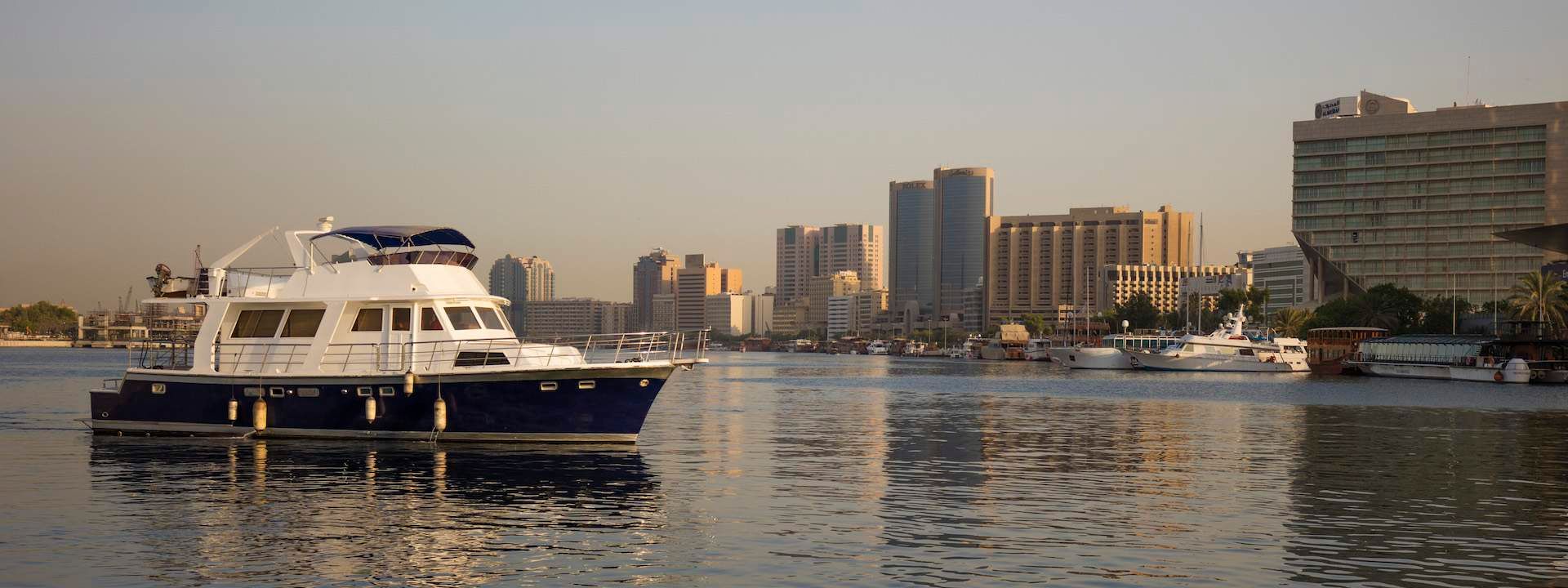 Yacht Ride at Dubai Creek with Shared Transfers