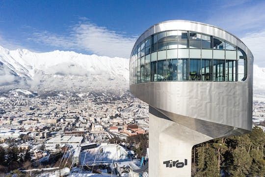 Entrance ticket to Bergisel ski jump arena in Innsbruck