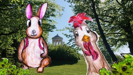 Child-friendly city rally  in Munich Adventure in the English Garden