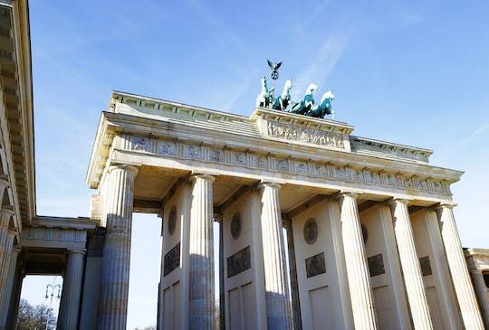 Guided city game in Berlin downtown