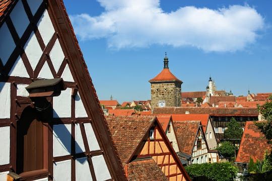 Tour by minibus to Rothenburg ob der Tauber with pickup in Frankfurt