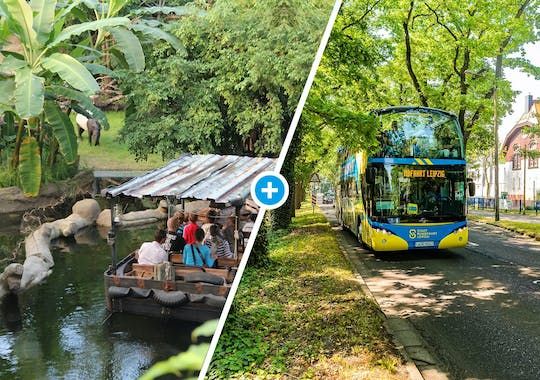 สวนสัตว์ไลพ์ซิกและทัวร์ Hop-on Hop-off ด้วยรถบัส