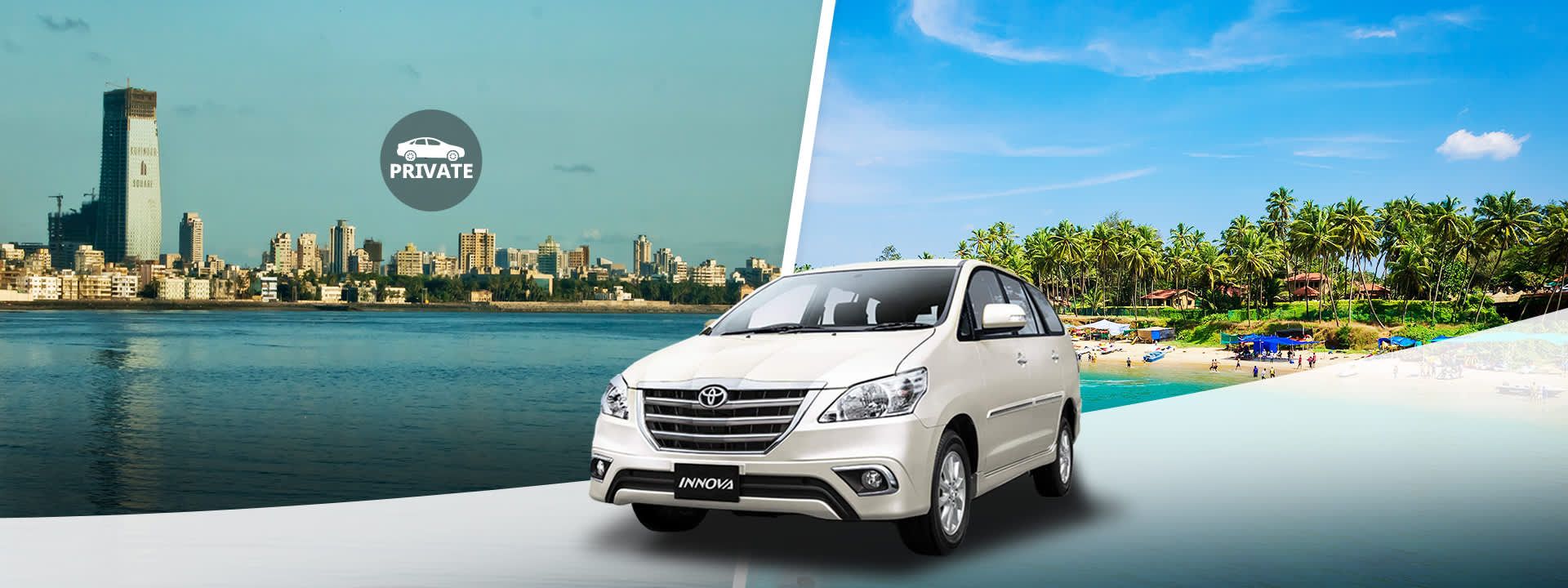 Private City Transfer from Mumbai to Goa