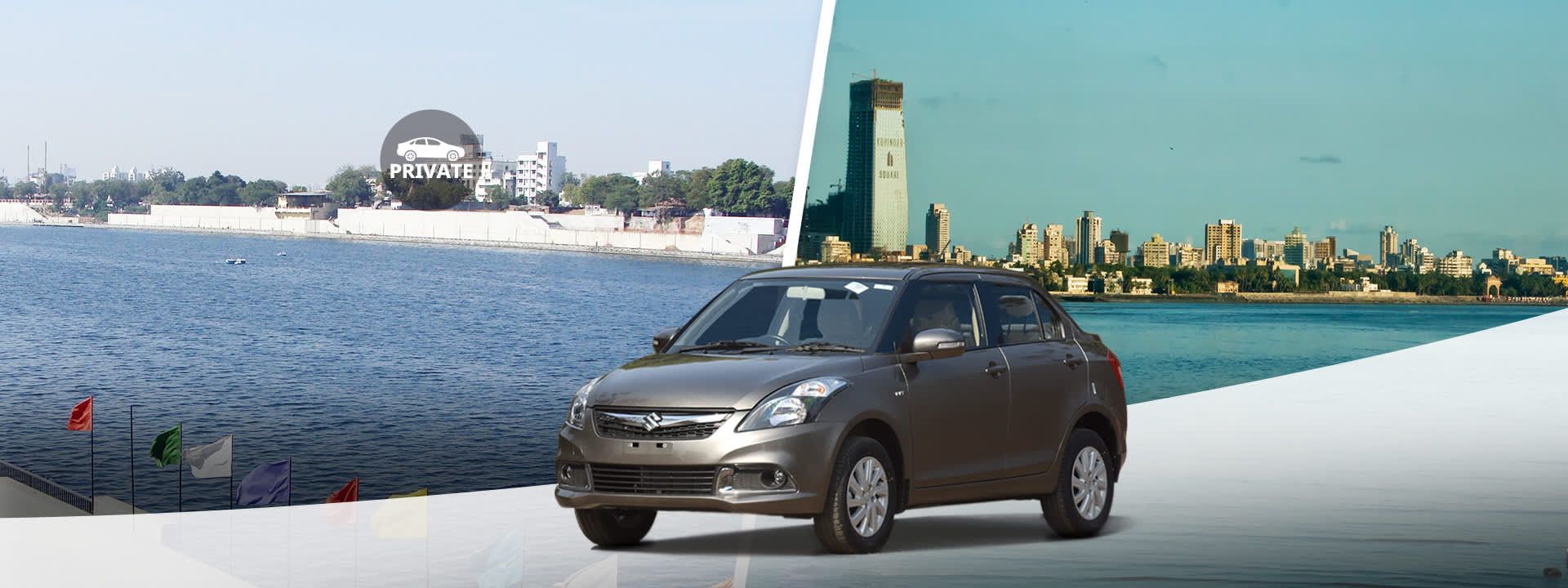 Private City Transfers between Ahmedabad and Mumbai, Daman & Diu
