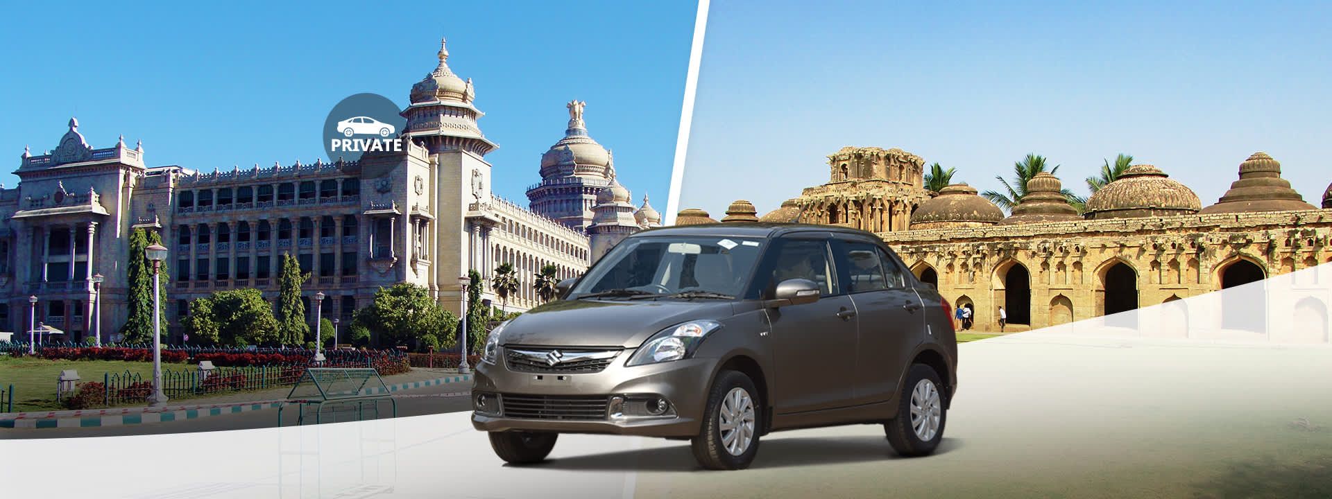 Private City Transfers between Bangalore and Hampi
