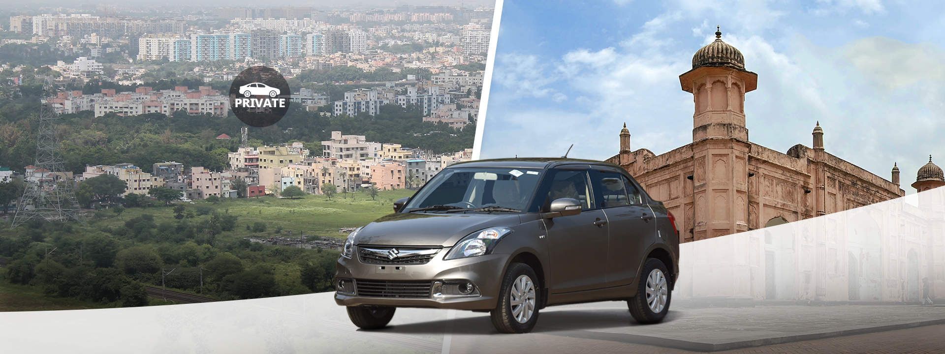 Private City Transfers between Pune and Kolhapur, Aurangabad, Alibaug or Kashid