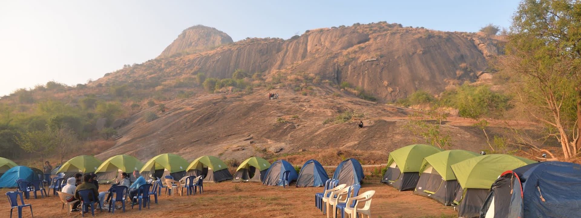 Ramanagara Rock Side Camping Experience from Bangalore