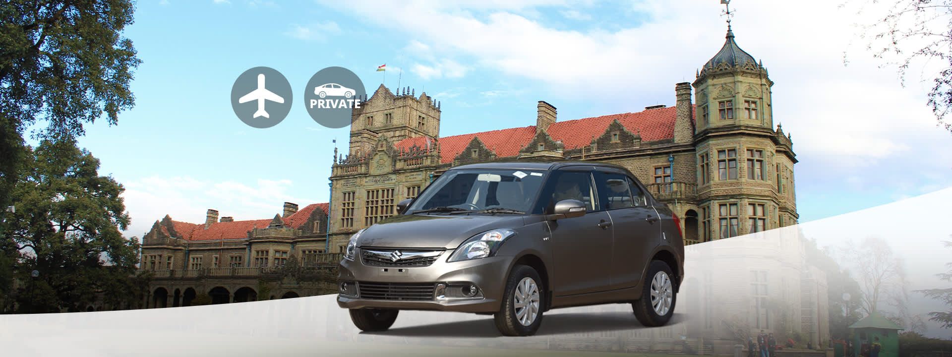 Shimla Private Car Charter (4, 8, or 12 Hours)