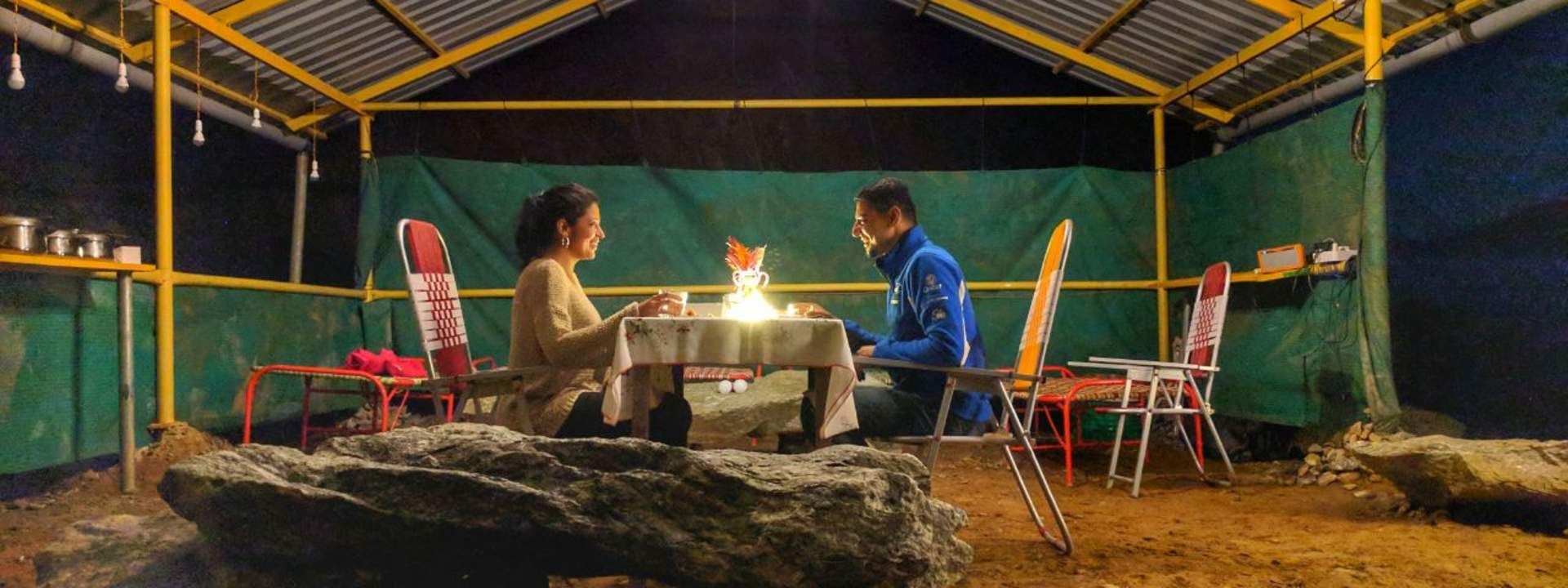 Sunset and Date Night Dinner in Coorg