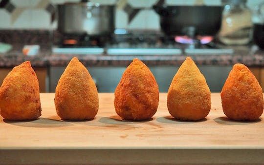 Arancino cooking class in Taormina