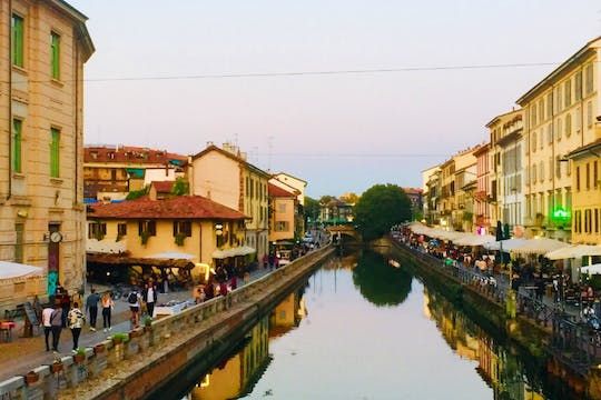 Self-guided discovery walk in Milan underground with street art of Ticinese