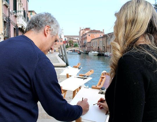 Watercolors workshop in Venice with a famous artist