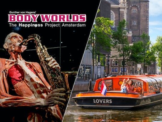 Amsterdam Body Worlds skip-the-line ticket and one-hour canal cruise