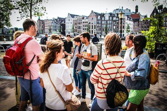 Amsterdam full-day combo tour by foot, bike and boat