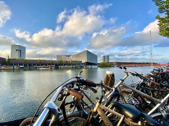 Audio guided bike tour Eastern Docklands Amsterdam
