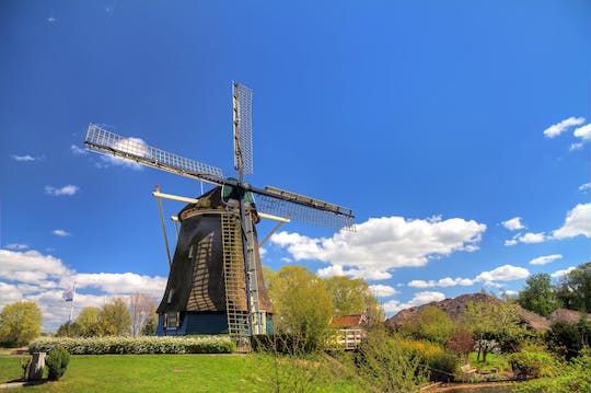 Countryside bike tour with windmill, cheese and clogs