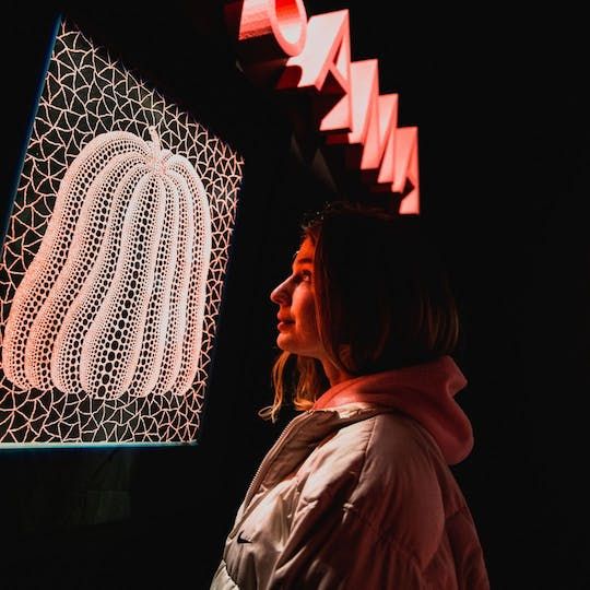 Moco Museum and Amsterdam nightlife ticket combo with taxi