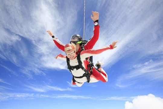 20,000ft tandem skydive over Abel Tasman