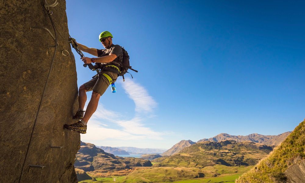 Lord of the Rungs Waterfall Cable Climb - Level 1