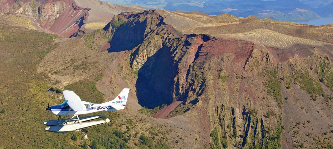 Mt Tarawera and Waimangu Volcanic Valley Flight