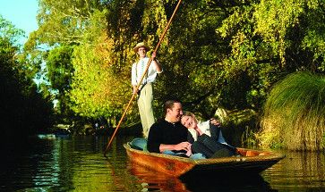 Punting on the Avon River, Christchurch