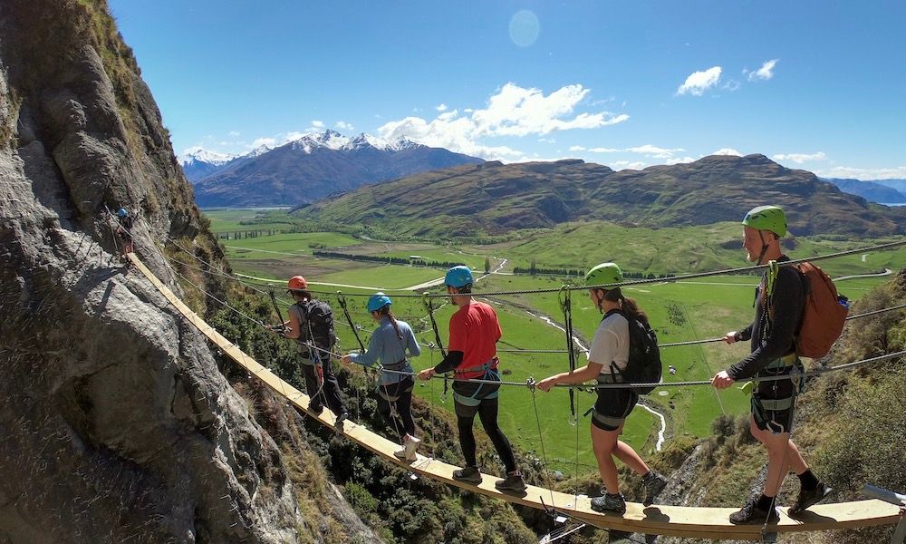 Via Ferreta Climb and Helicopter Flight