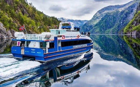 Bergen city sightseeing with Mostraumen fjord cruise and Fløien funicular