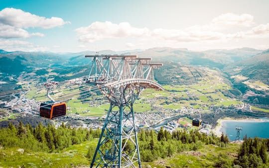 Guided day-tour of Voss and Mt Hanguren with the Bergen Railway and the Voss Gondol