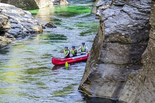 River canoe and mountain bike combo tour in Voss