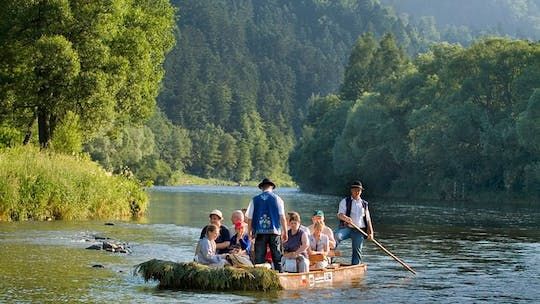 Dunajec river gorge rafting from Krakow