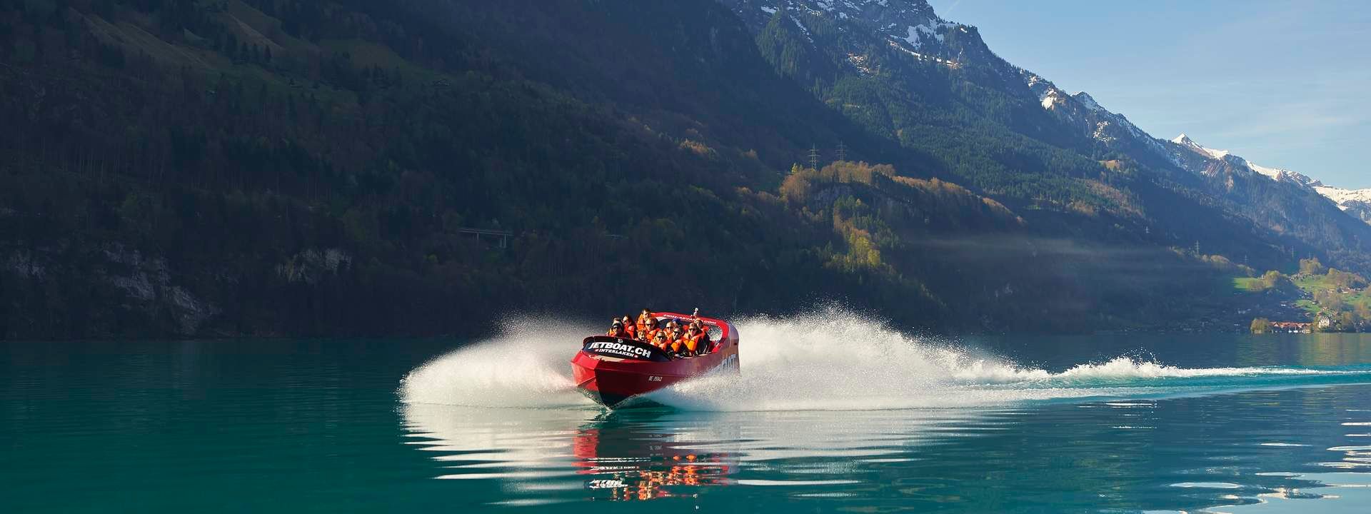 Scenic Jet Boat Ride from Interlaken