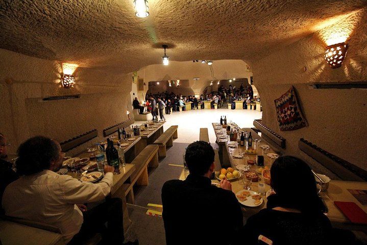 Turkish Night at Cave Restaurant with Dinner and Drinks