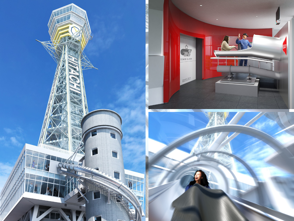 Tsutenkaku “TOWER SLIDER” Experience