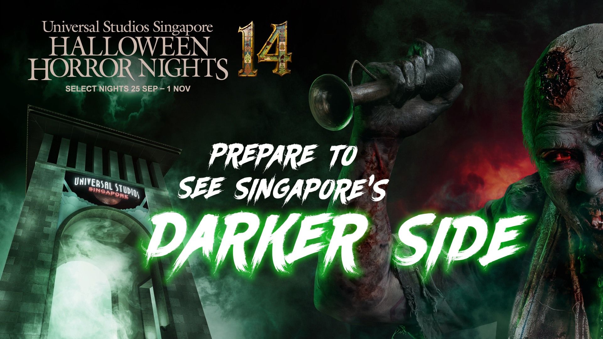 บัตรเข้า Halloween Horror Nights Universal Studios Singapore