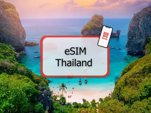 eSIM ไทย 4G/5G เน็ตไม่อั้นรายวัน โดย Redtea Mobile