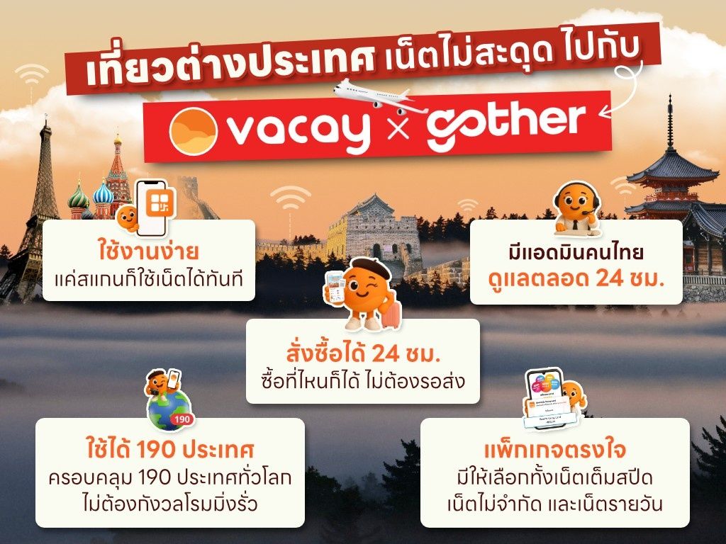 Vacay eSIM สำหรับประเทศเกาหลีใต้
