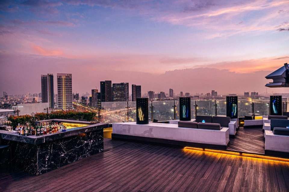 Blue Sky Rooftop Bar & Dining at Centara Grand at Central Plaza Ladprao Bangkok