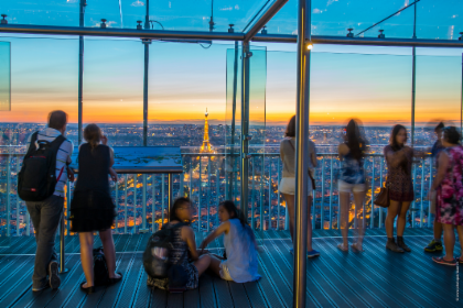 ทัวร์หอคอย มงต์ปาร์นาส ชั้น56 ชมวิวมุมมอง 360 องศาที่งดงามของเมือง