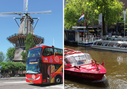Hop-on Hop-off Bus and Boat Amsterdam